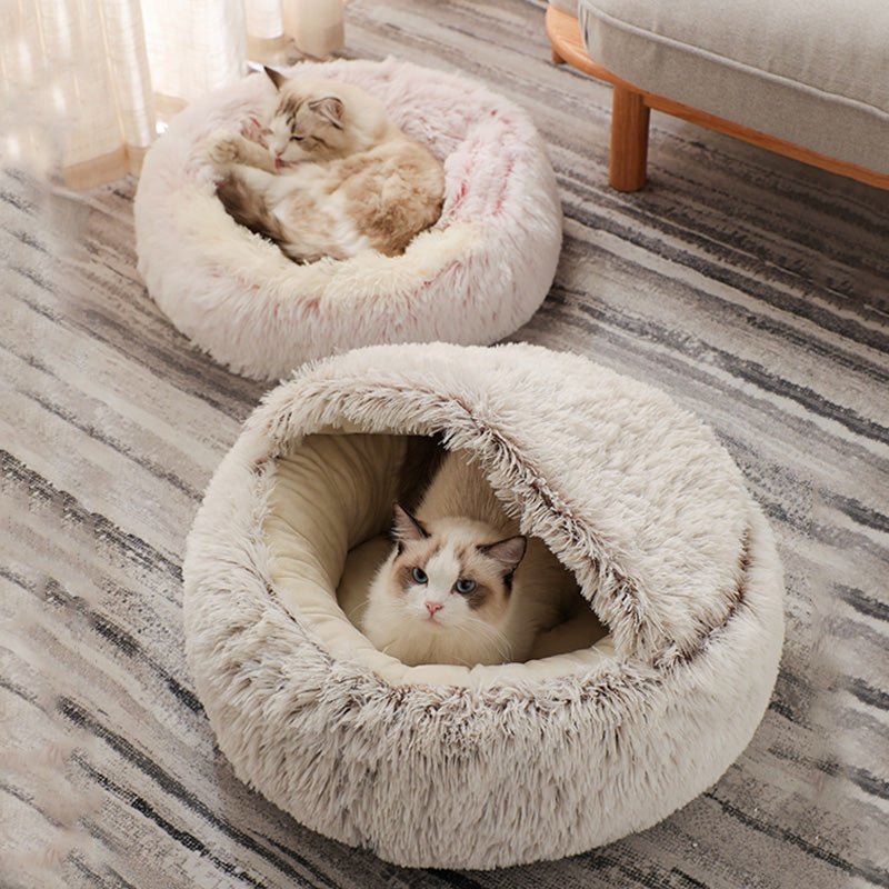 2 In 1 Long Plush Pet Bed